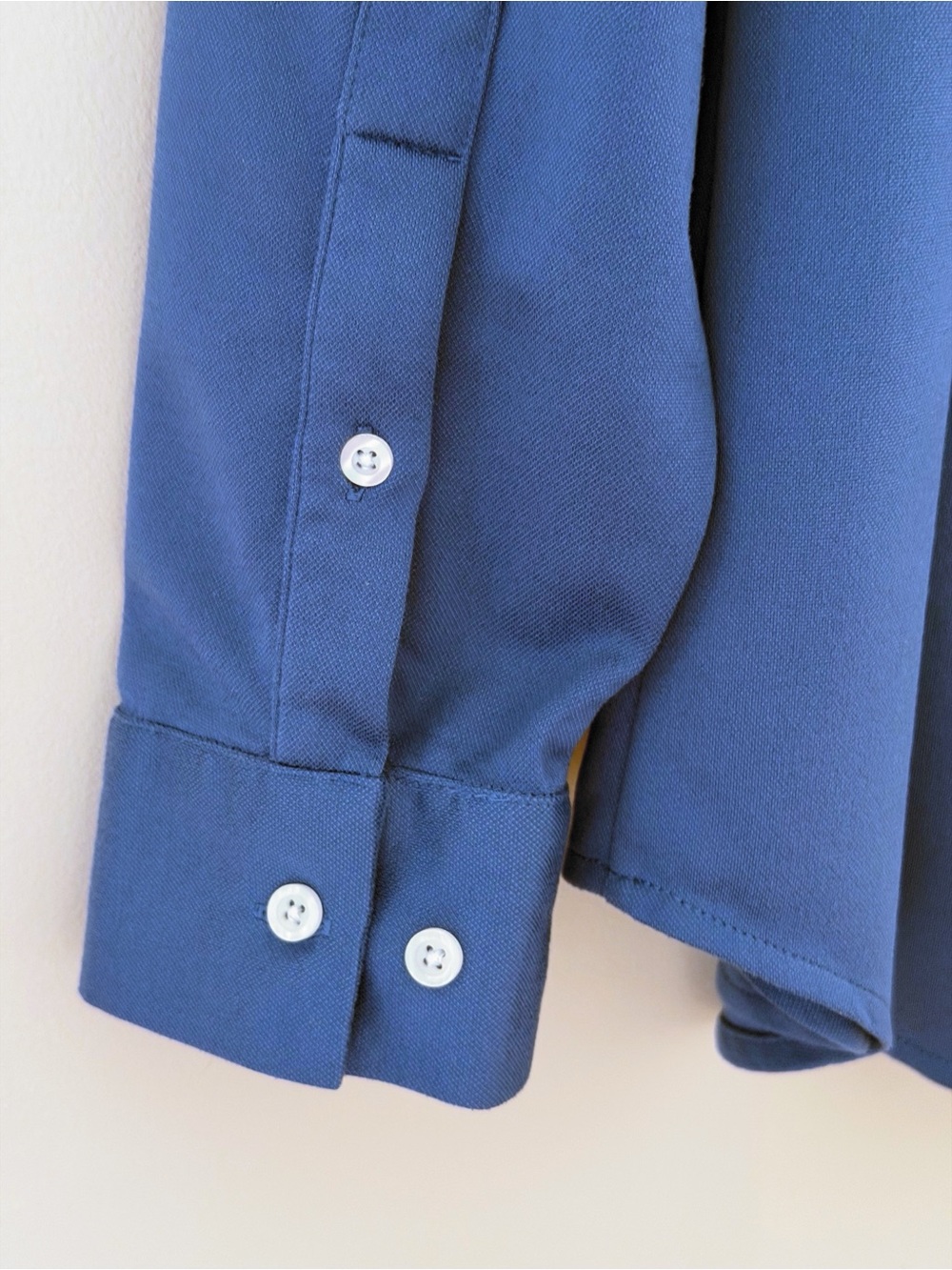Ministry of Supply Men’s Blue Slim Fit Long Sleeve Shirt Size L - Picture 6 of 10
